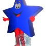 Happy Blue Star Mascot Costume