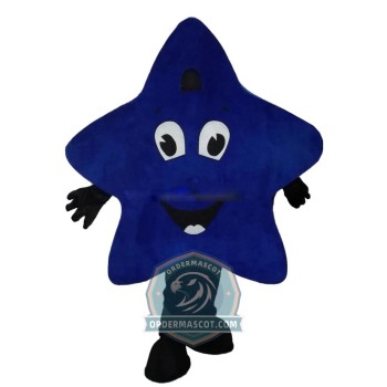 Blue Star Mascot Costume For Adult