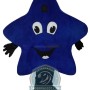 Blue Star Mascot Costume For Adult