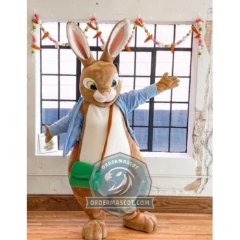 Affordable Lightweight Peter Rabbit Mascot Costume For Adult