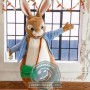 Affordable Lightweight Peter Rabbit Mascot Costume For Adult