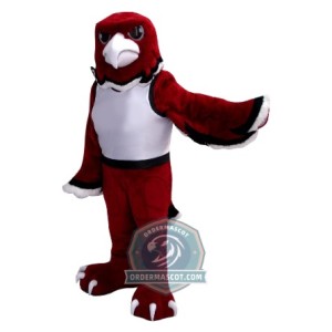 Red Lightweight Eagle Mascot Costume