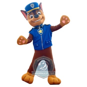 Deluxe Paw Patrol Chase Mascot Costume