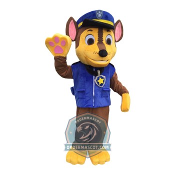 Adult Paw Patrol Chase Mascot Costume