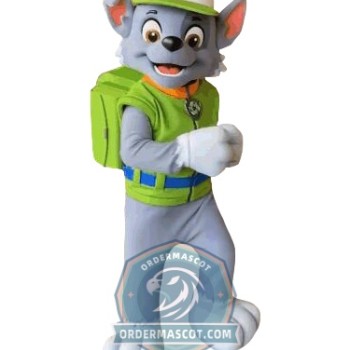 Deluxe Paw Patrol Rocky Dog Mascot Costume
