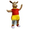 Happy Kangaroo Mascot Costume