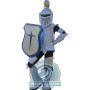 Deluxe Grey & Black Knight Mascot Costume