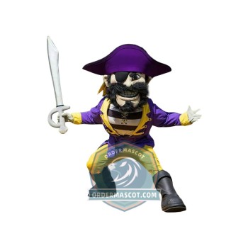 Deluxe Pirate Mascot Costume