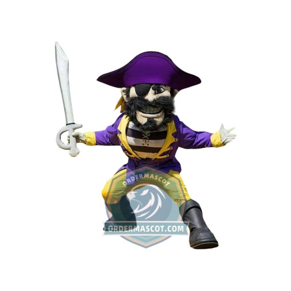 Deluxe Pirate Mascot Costume