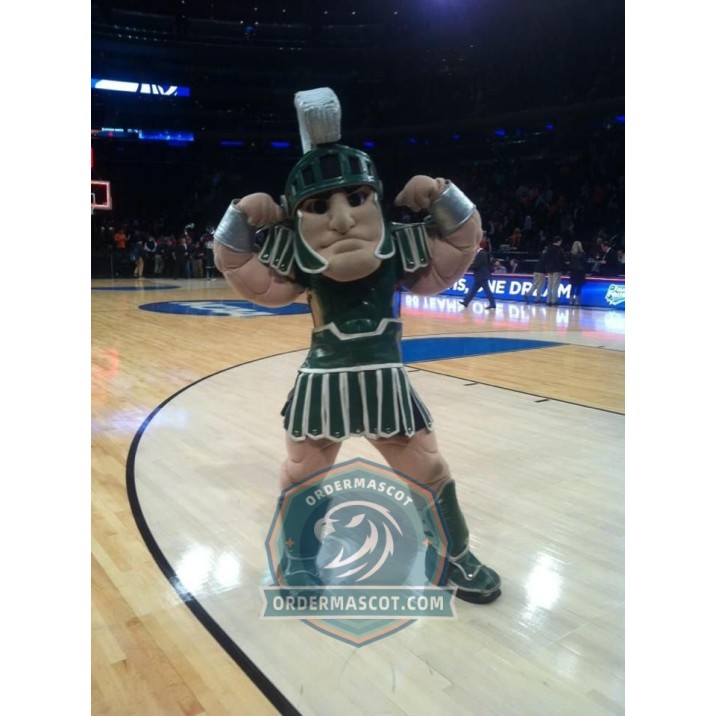 Deluxe Spartan Trojan Knight Sparty Mascot Costume