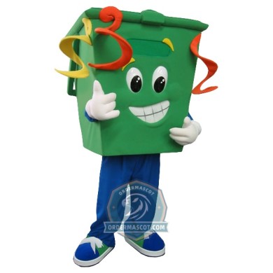 Deluxe Trash Can Mascot Costume