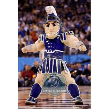 Navy Blue Spartan Trojan Knight Sparty Mascot Costume