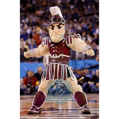 Red Spartan Trojan Knight Sparty Mascot Costume