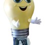 Bulb Mascot Costume