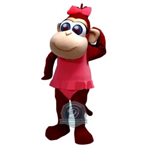 Female Monkey Mascot Costume