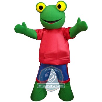 Cute Lightweight Frog Mascot Costume