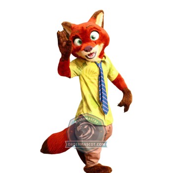 Deluxe Nick Wilde Fox Mascot Costume