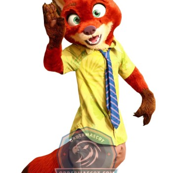 Deluxe Nick Wilde Fox Mascot Costume