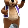 King Bear Mascot Costume