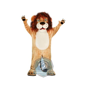 Deluxe Happy Lion Mascot Costume