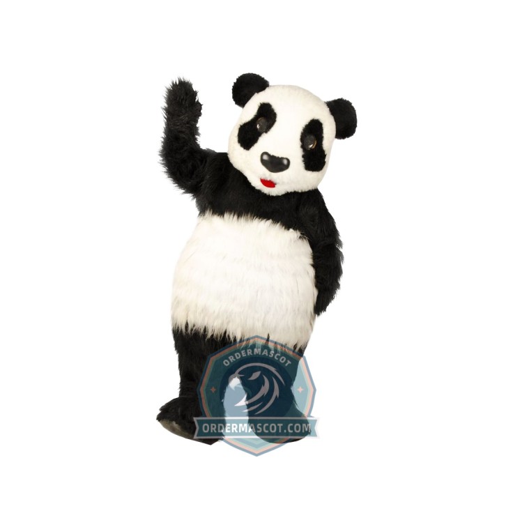 Deluxe Realistic Panda Mascot Costume