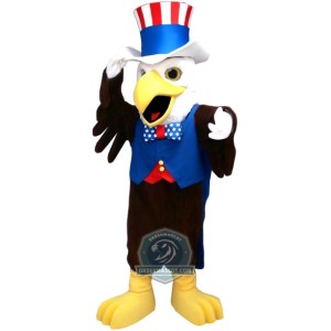 Deluxe American Eagle Mascot Costume