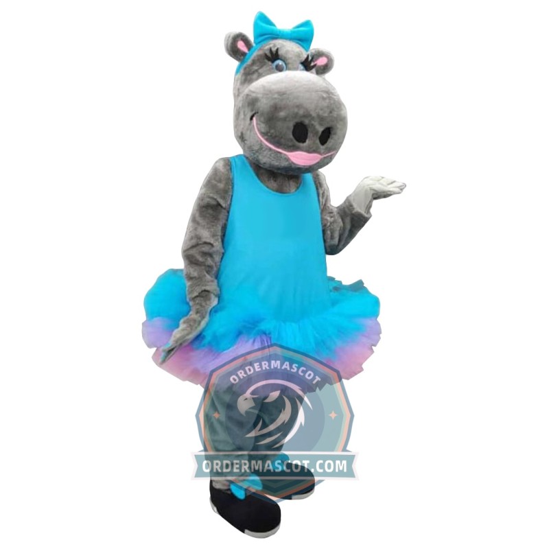 Deluxe Female Hippo Mascot Costume