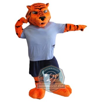 Fierce Lightweight Tiger Mascot Costume For Adult