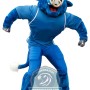 Blue Lightweight Bull Mascot Costume