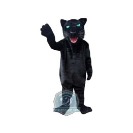 Realistic Black Panther Mascot Costume