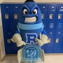 Blue Lightweight Rocket Mascot Costume
