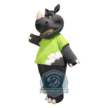 Realistic Lightweight Rhino Mascot Costume
