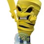 Fierce Yellow Tornado Mascot Costume
