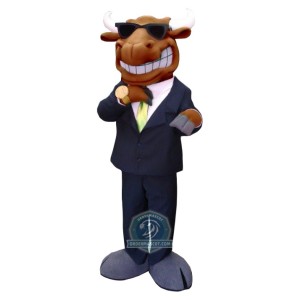 Deluxe Buffalo Mascot Costume For Adult