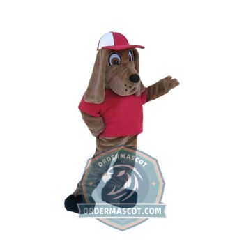 Bloodhound Dog Mascot Costume