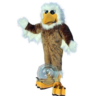 Furry Eagle Mascot Costume