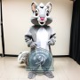 Grey Lightweight Squirrel Mascot Costume For Adult