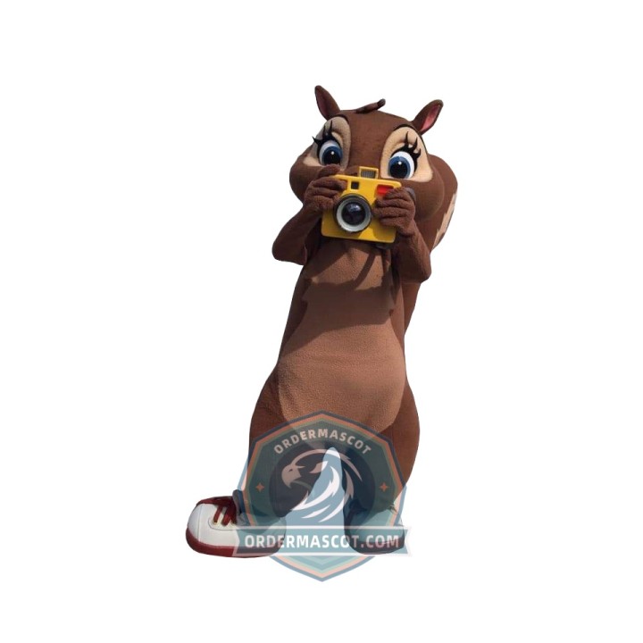 Sammy the Squirrel Mascot Costume