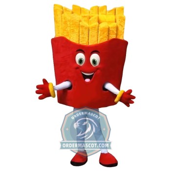 Fries Mascot Costume