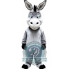 Deluxe Grey Donkey Mascot Costume