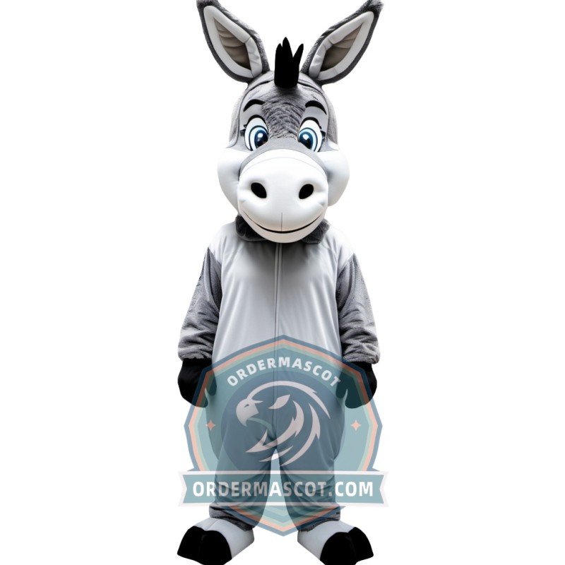 Deluxe Grey Donkey Mascot Costume