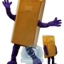 Gold Bar Mascot Costume