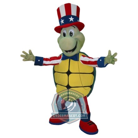 American Turtle Mascot Costume