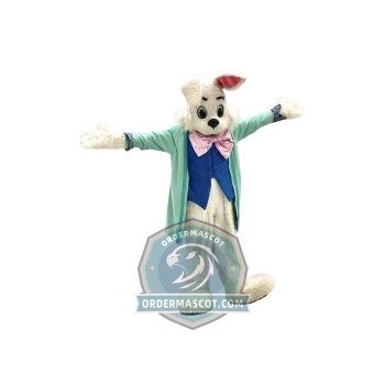 Green Wendell Rabbit Mascot Costume