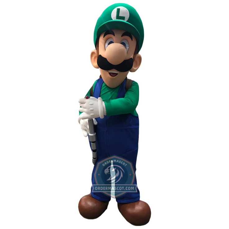 Deluxe Lightweight Green Luigi Mascot Costume