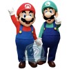 Deluxe Lightweight Red Mario & Yellow Luigi Mascot Costume
