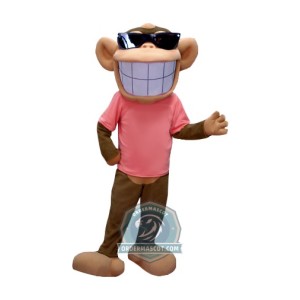 Happy Monkey Mascot Costume