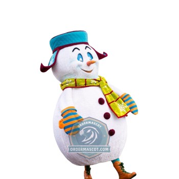 Adult Lightweight Snowman Mascot Costume