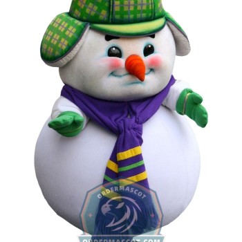 Adult Snowman Mascot Costume