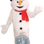 Happy Lightweight Snowman Mascot Costume